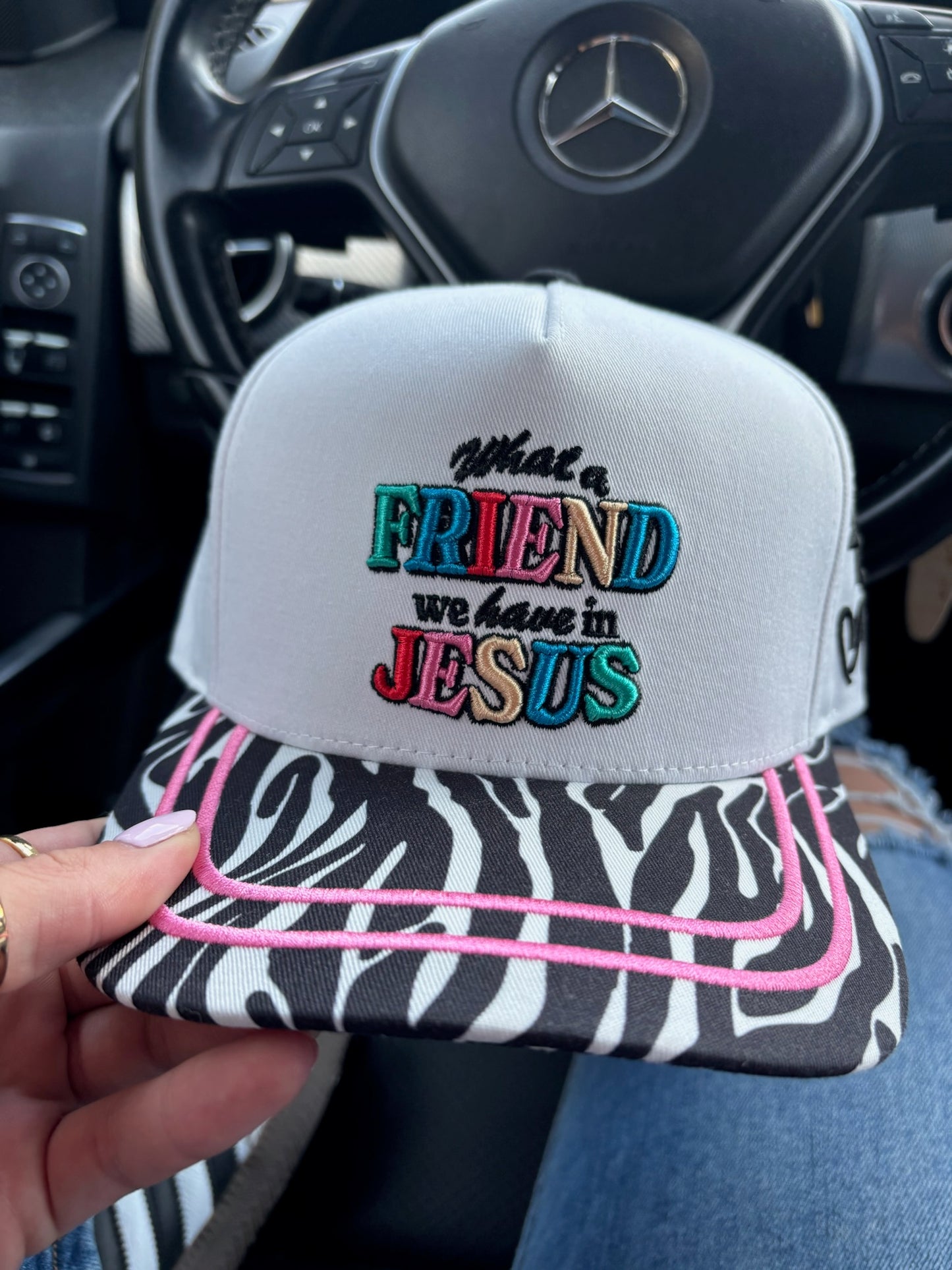 WHOLESALE PREORDER Jesus is a friend hats (ships 4/30)