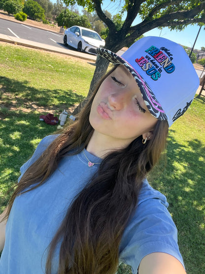 WHOLESALE PREORDER Jesus is a friend hats (ships 4/30)