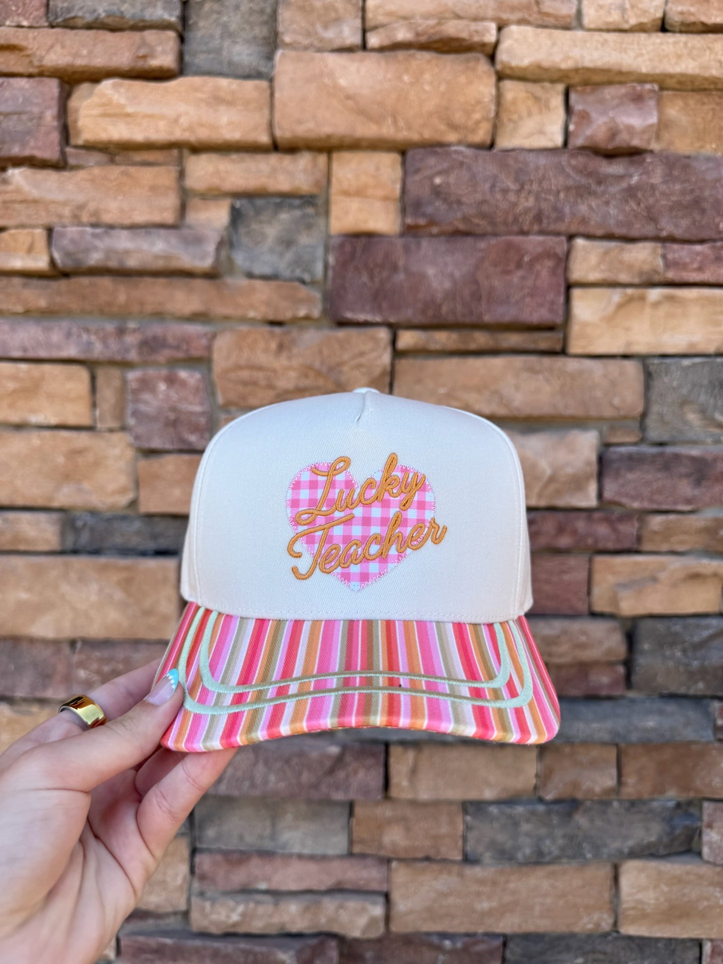 WHOLESALE Lucky teacher trucker hats