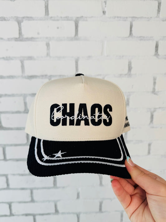 WHOLESALE chaos coordinator trucker hat