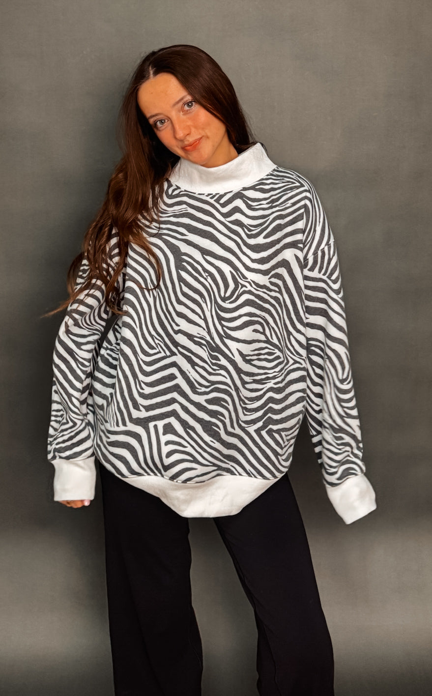 WHOLESALE PREORDER Zebra mocknecks (ships November 26th)