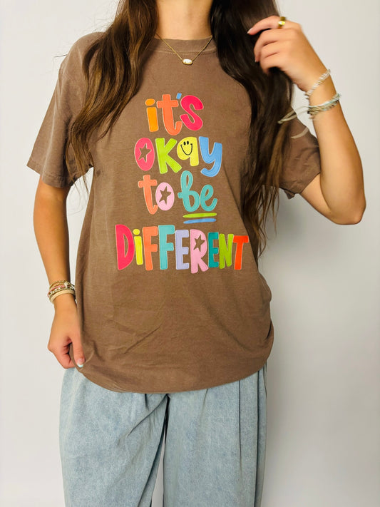 WHOLESALE it’s okay to be different tee