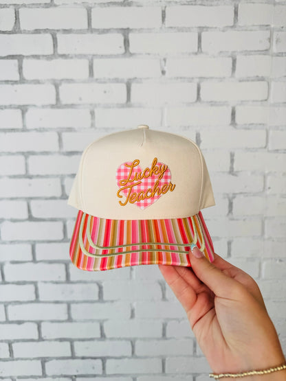 WHOLESALE Lucky teacher trucker hats