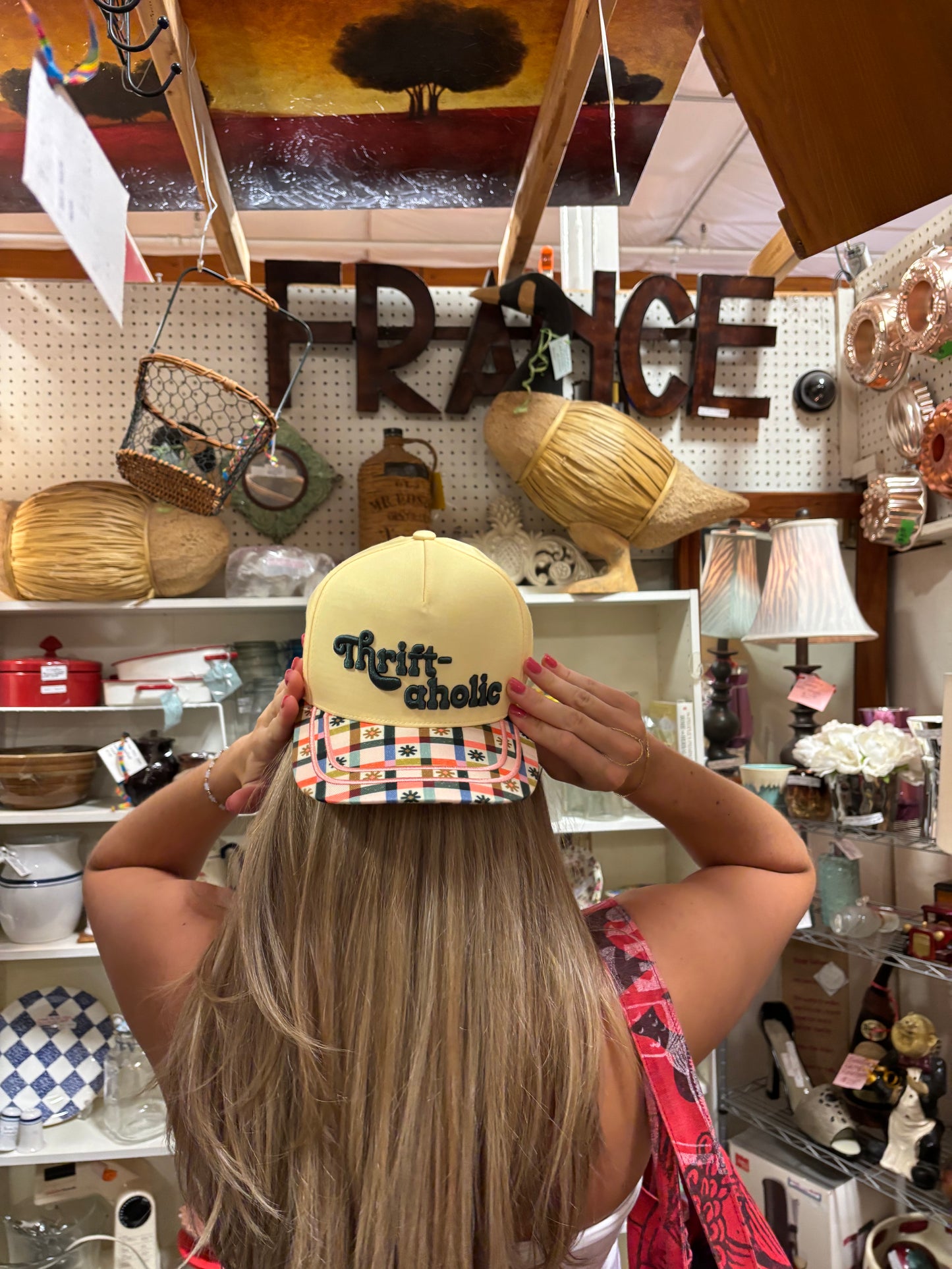 Thrift-aholic hat