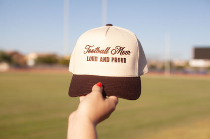 Football moms embroidered hat