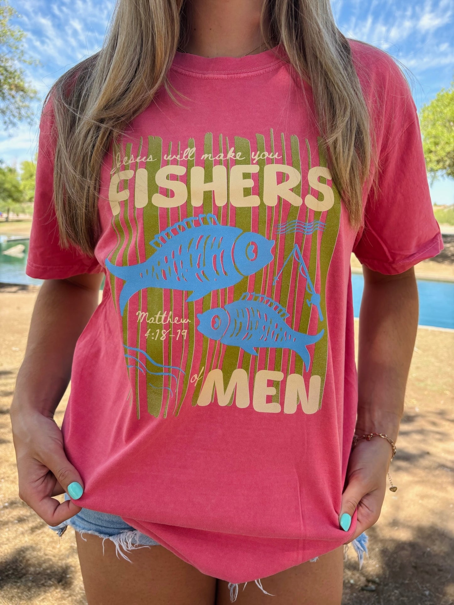 WHOLESALE Follow me and i will make you fishers tee