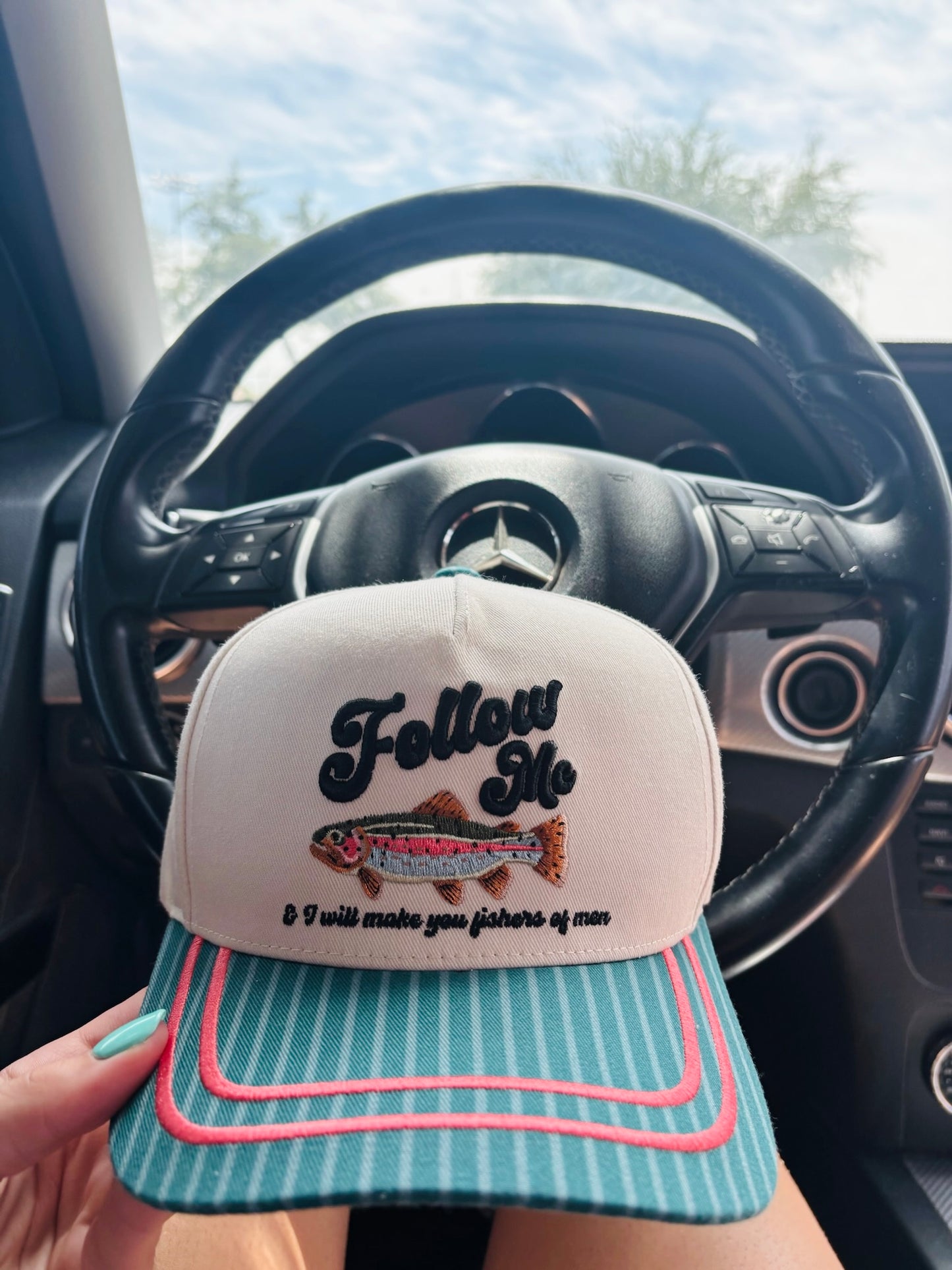 WHOLESALE follow me and i will make you fishers hat (SHIPS 7/11)