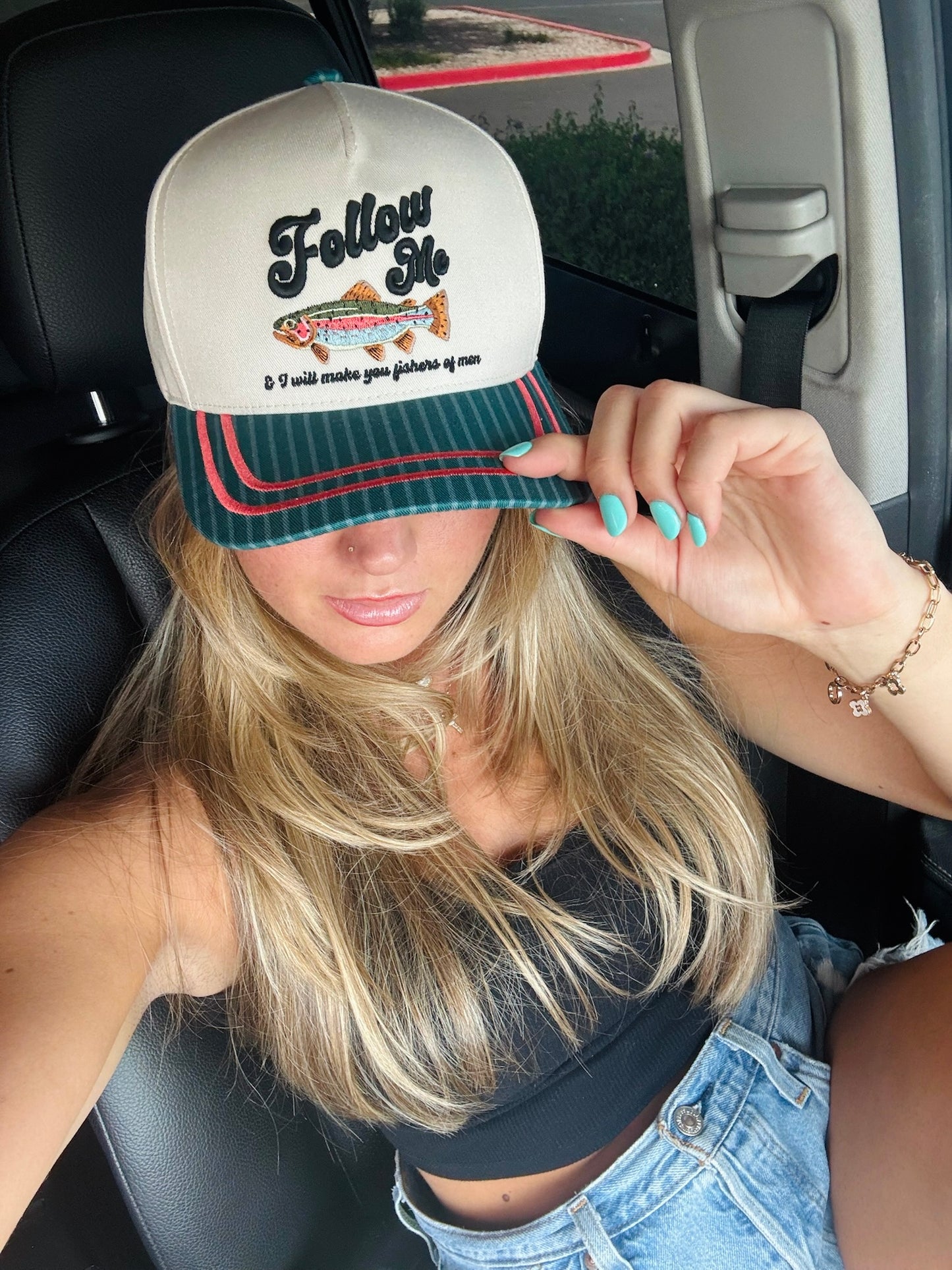 WHOLESALE follow me and i will make you fishers hat (SHIPS 7/11)