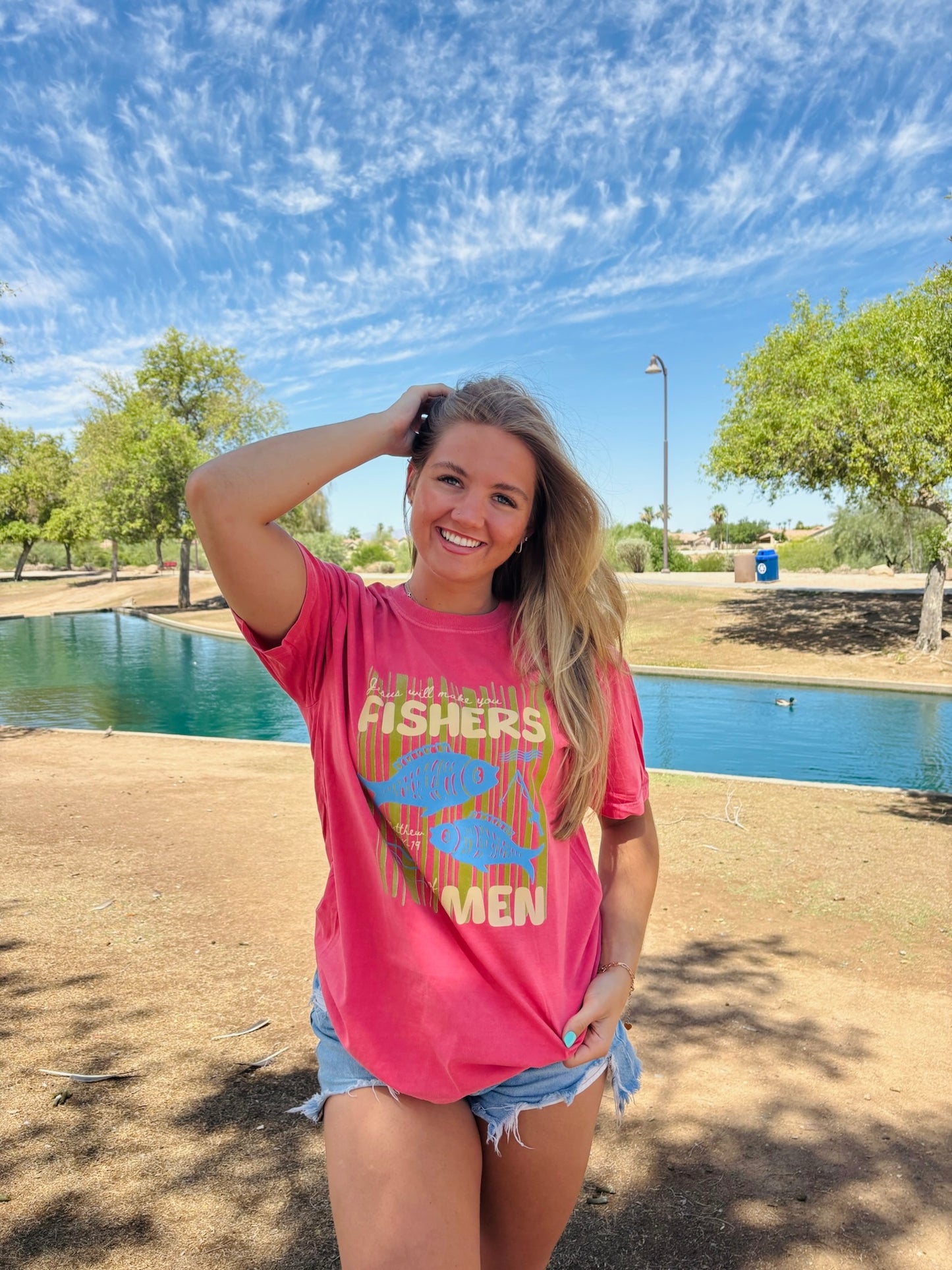 WHOLESALE Follow me and i will make you fishers tee