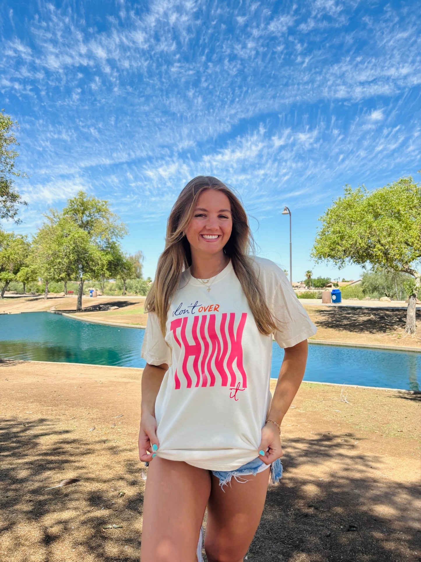 WHOLESALE dont over think it tee