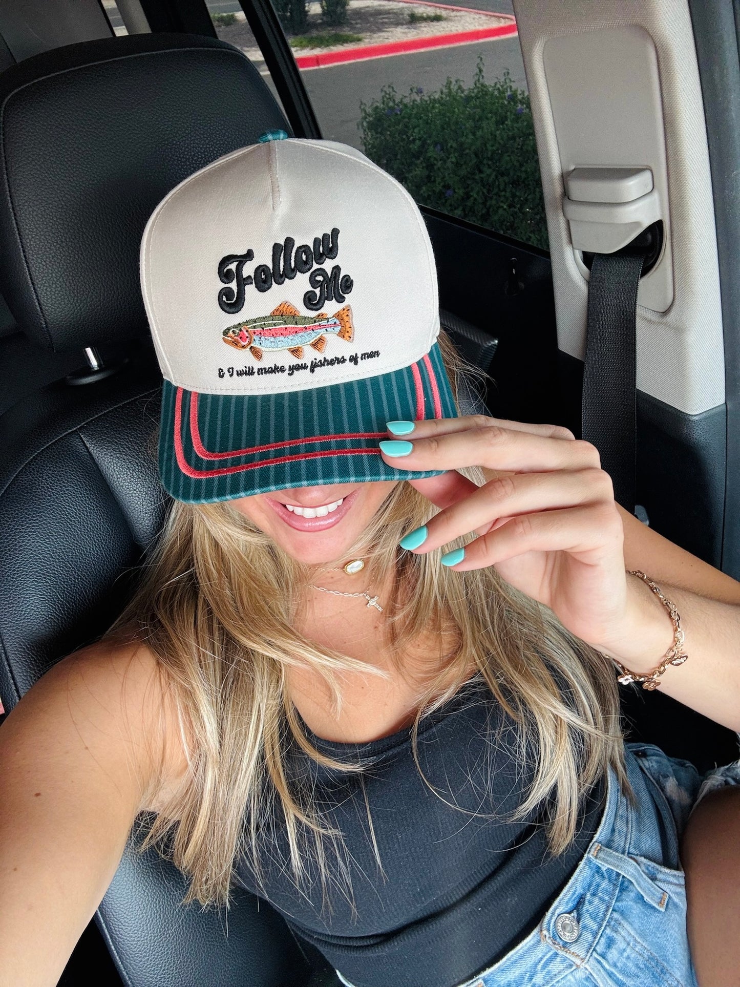 WHOLESALE follow me and i will make you fishers hat (SHIPS 7/11)