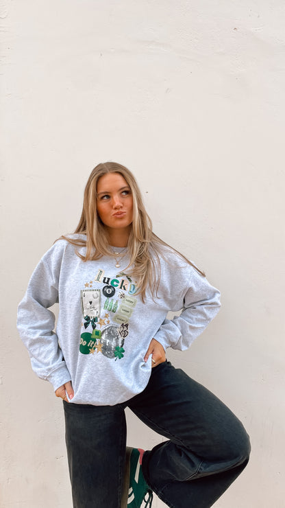 WHOLESALE Lucky Collage sweatshirt