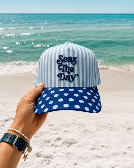 WHOLESALE PREORDER Seas the day hat (ships 6/25)