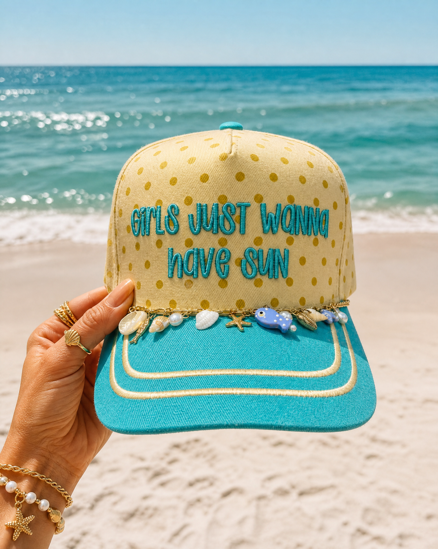 WHOLESALE PREORDER Girls just wanna have sun hat (ships 6/25)