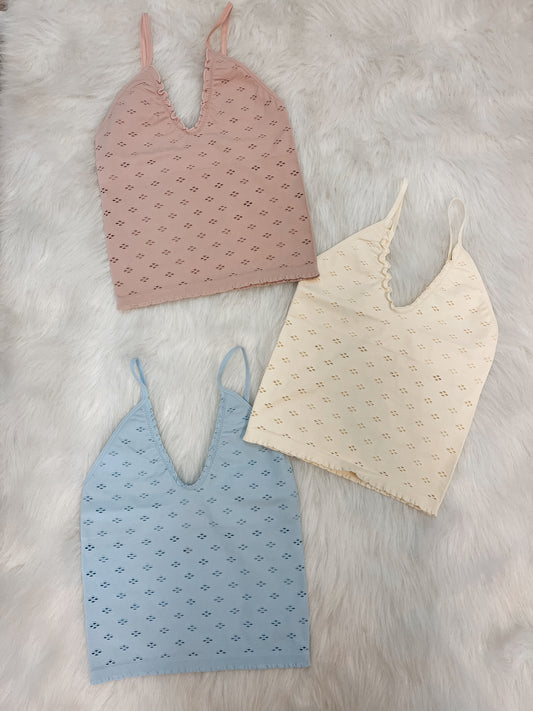 Lace flutter tank