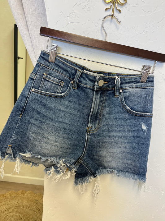 Risen dark wash shorts