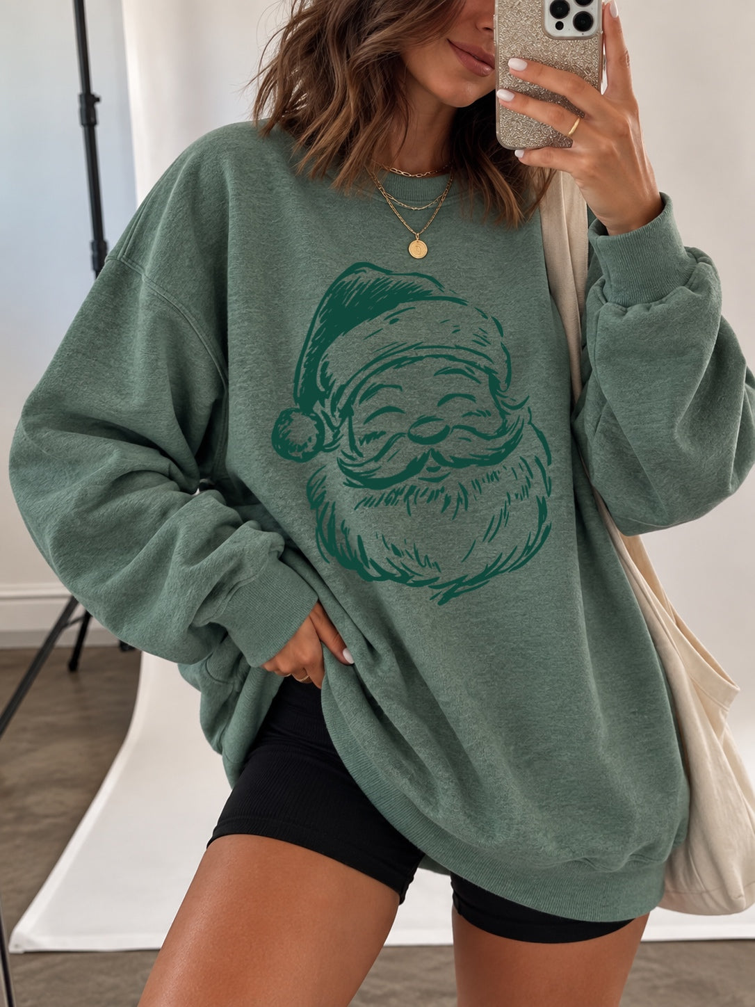 Vintage Santa Christmas sweatshirt