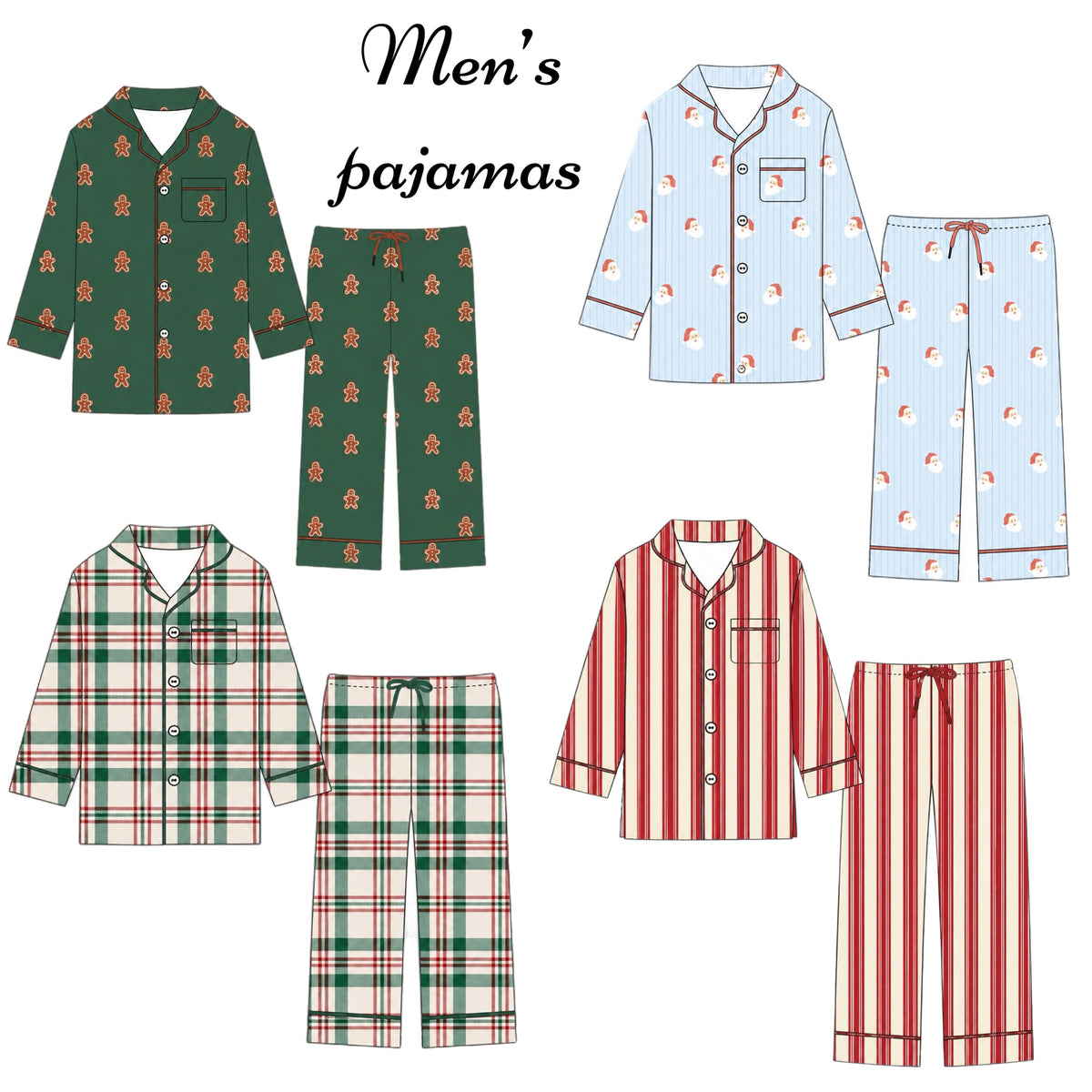 WHOLESALE men’s pajama sets (ships November 25th)