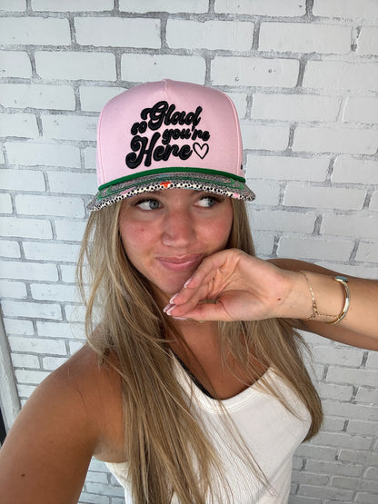 WHOLESALE So Glad you're Here Trucker hat