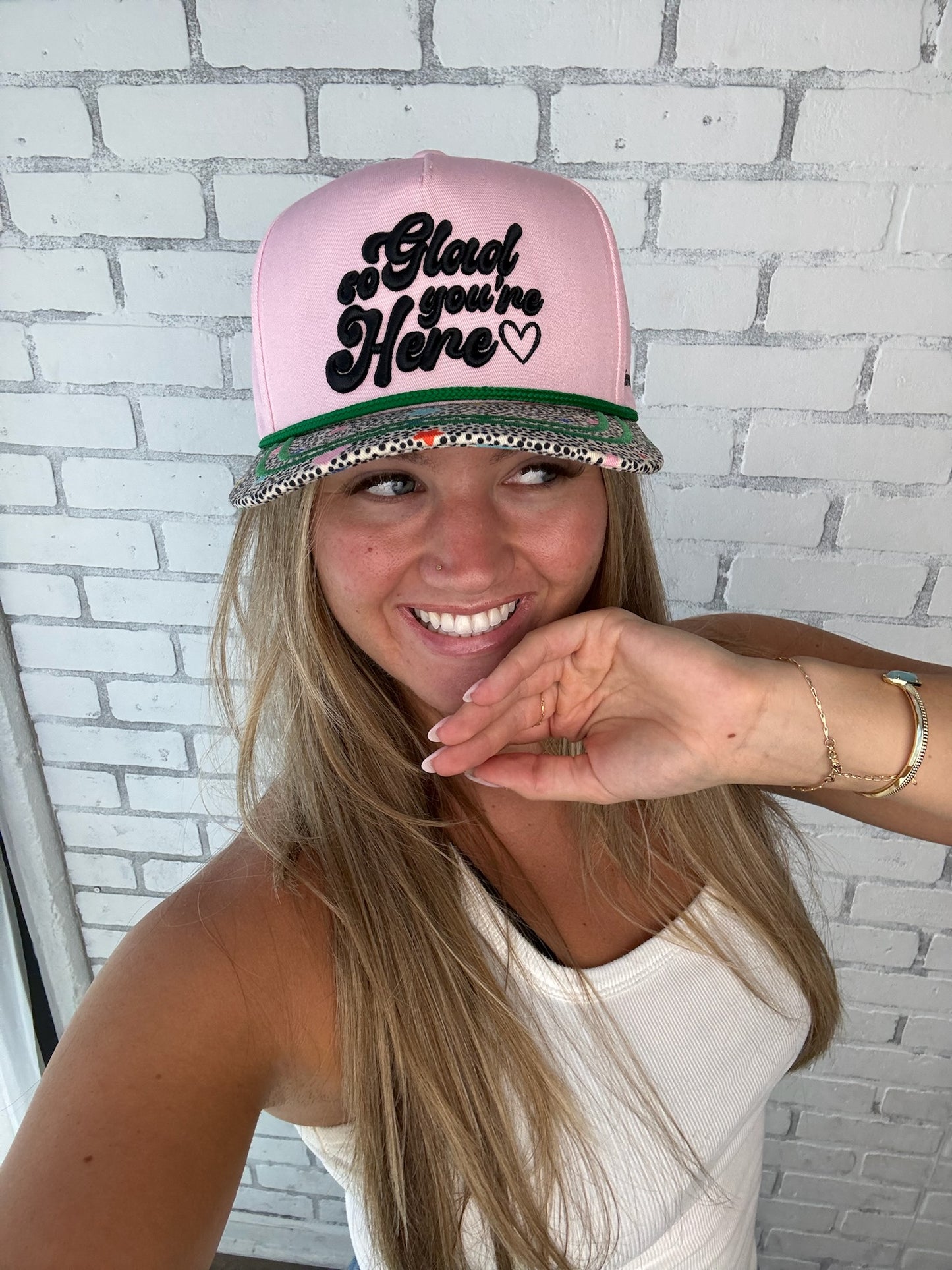 WHOLESALE So Glad you're Here Trucker hat