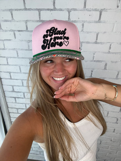 WHOLESALE So Glad you're Here Trucker hat