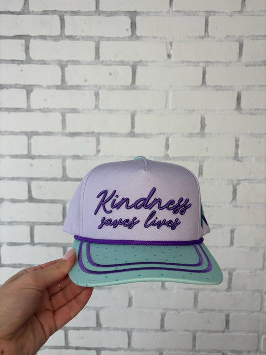 WHOLESALE Kindness Saves Lives Trucker hat (SHIPS 9/18)