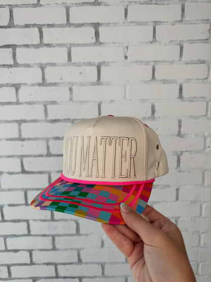 WHOLESALE You Matter Trucker hat