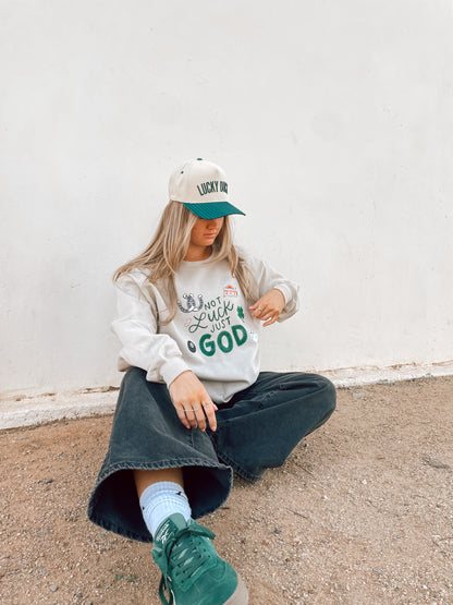 Not Luck but God sweatshirt