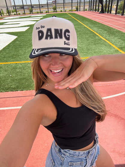 WHOLESALE PREORDER Run the Dang ball trucker hat (ships 8/30)